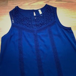 Beautiful laced tank Blouse